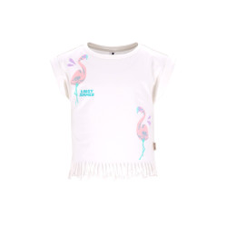 B.Nosy B.Nosy girls T-shirt fringe Tikki Cotton