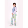 B.Nosy B.Nosy girls flared pants Pepper Pastel Tropics
