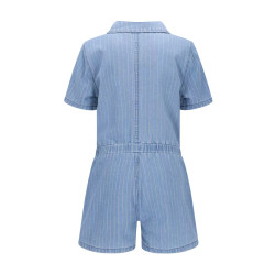 B.Nosy B.Nosy girls playsuit Pya Rainbow Denim