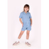 B.Nosy B.Nosy girls playsuit Pya Rainbow Denim