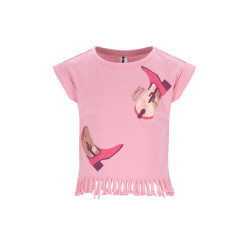 B.Nosy B.Nosy girls T-shirt fringe Tikki Candy