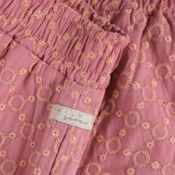 Daily Seven Ruffle Shorts Broderie Heather Rose