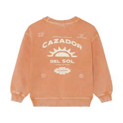 Daily Seven Oversized Sweater Backprint Sandstone