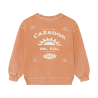 Daily Seven Oversized Sweater Backprint Sandstone