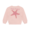 Daily Seven Sweater Backprint Silver Pink