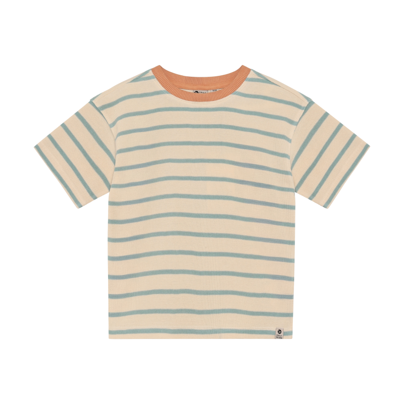 Daily Seven Oversized T-shirt Stripe Sandshell