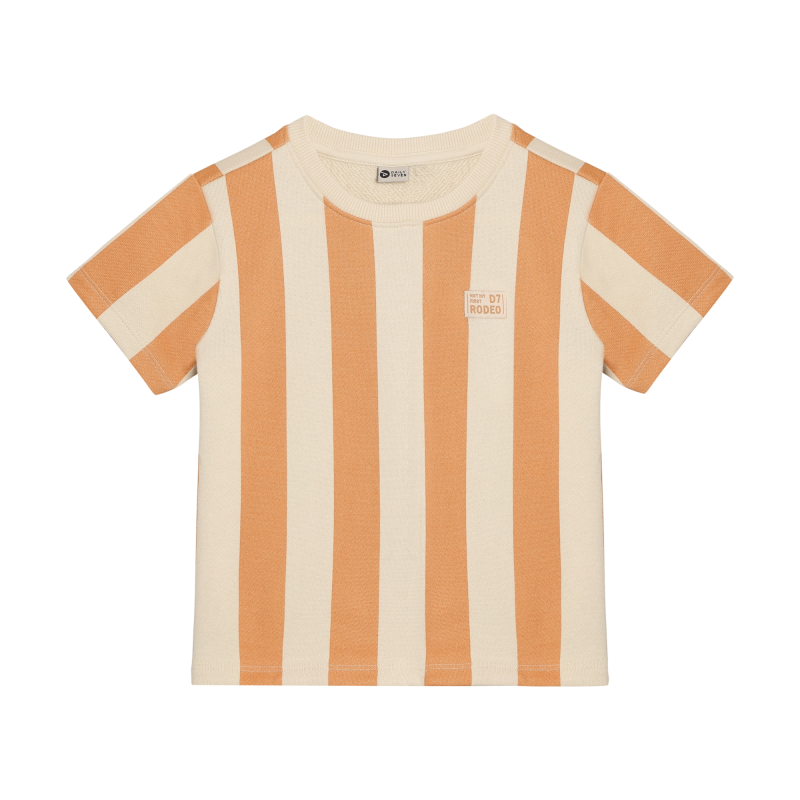 Daily Seven T-shirt Big Stripe Sandstone