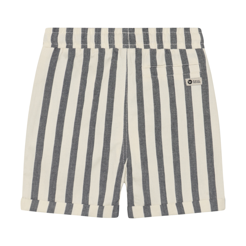Daily Seven Cotton Stripe Shorts Thunderstorm