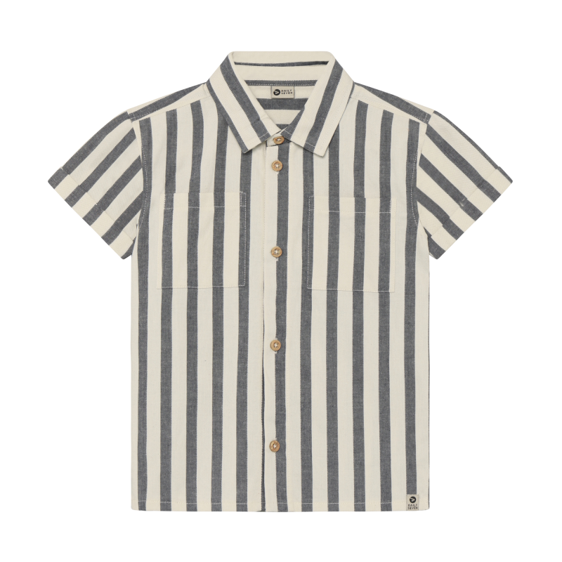 Daily Seven Shirt Stripe Cotton Thunderstorm
