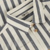 Daily Seven Shirt Stripe Cotton Thunderstorm