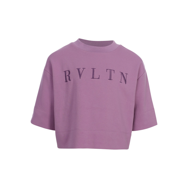 LOOXS 10sixteen interlock 3/4 sleeve Tee Lilac