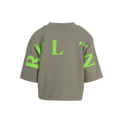 LOOXS 10sixteen interlock 3/4 sleeve T-shi Laurel