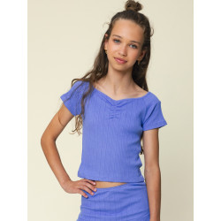 LOOXS 10sixteen Ajour T-shirt SS Lavender