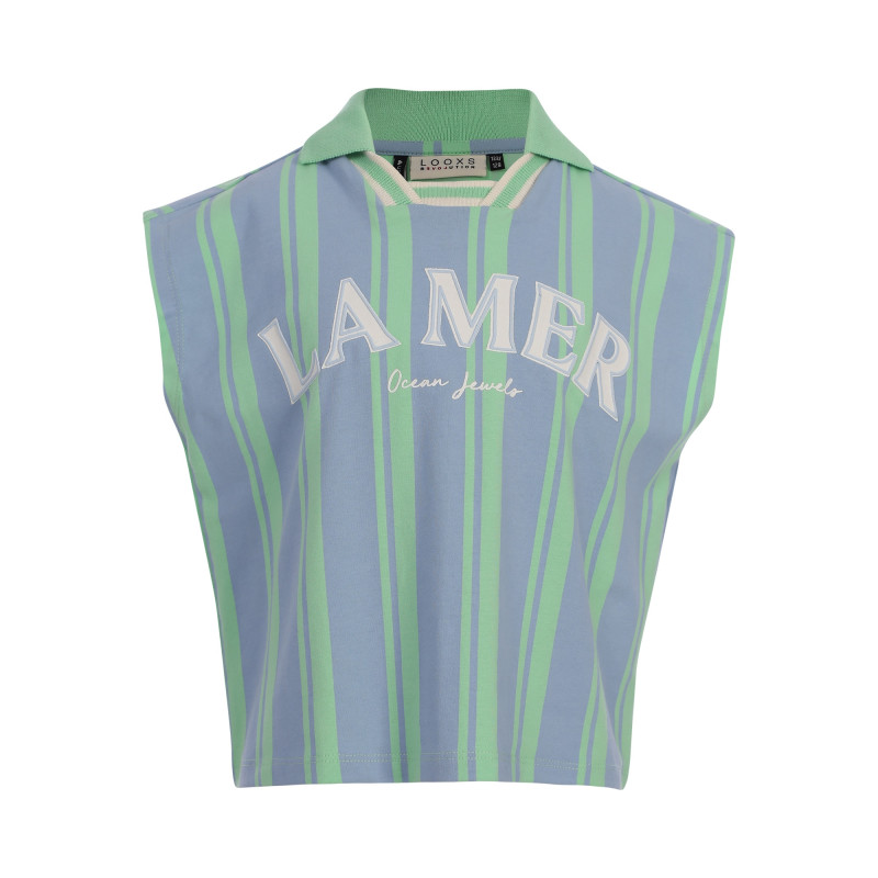 LOOXS 10sixteen Sleeveless Polo Sea Green