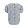 LOOXS Little Heart Denim Top Heart Denim