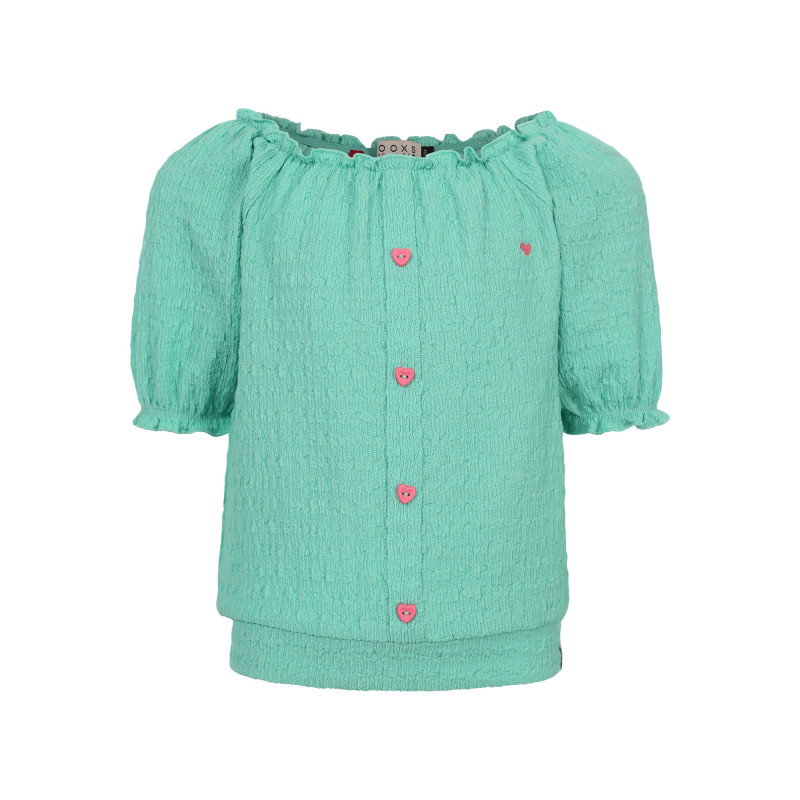 LOOXS Little Crinckle Top SS Bright Green