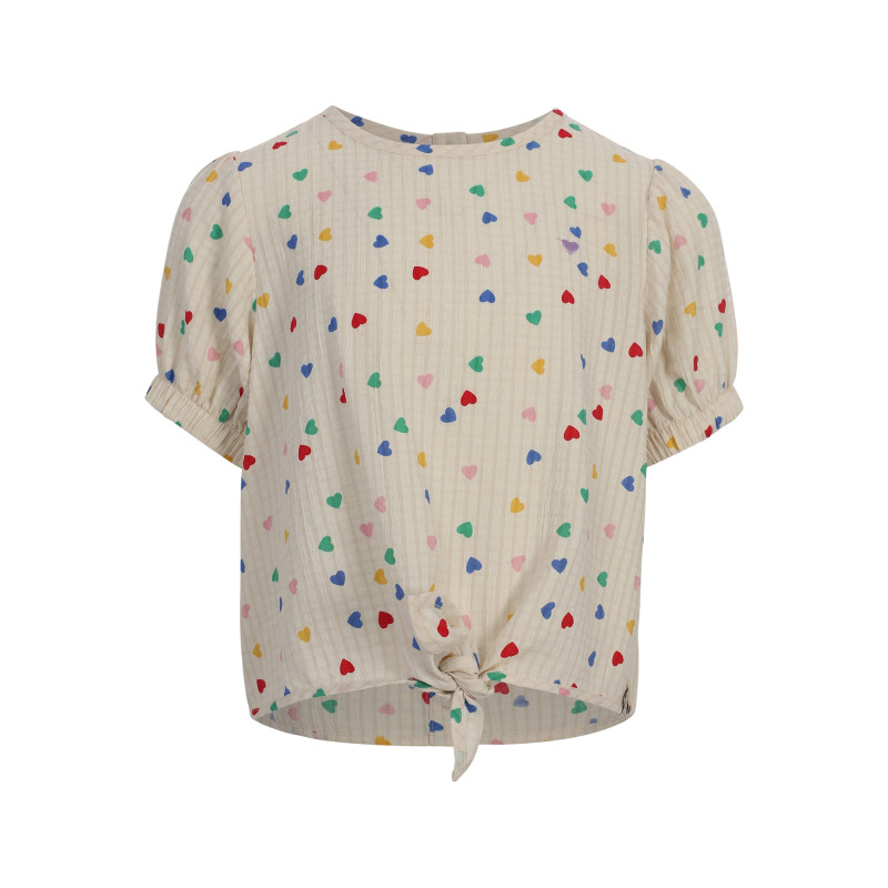LOOXS Little Hearts Woven Top SS Little Hearts