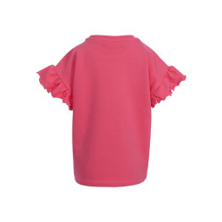 LOOXS Little Sweater with Ruffles SS Bubblegum