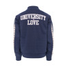 LOOXS Little lurex sweat jacket Dark Blue