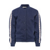 LOOXS Little lurex sweat jacket Dark Blue