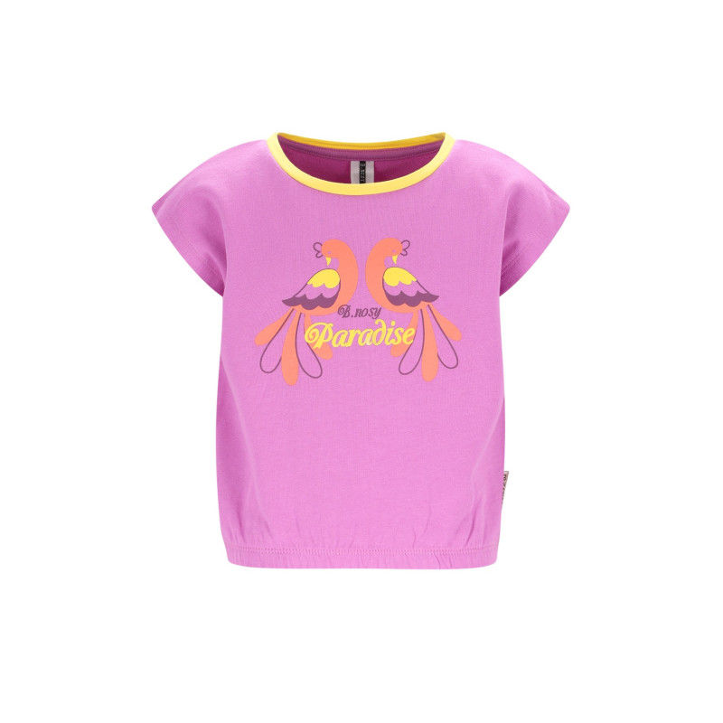 B.Nosy B.Nosy girls sweater short sleeves Samira Violet