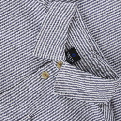 Rellix Shirt Shortsleeve Stripe Dark Navy