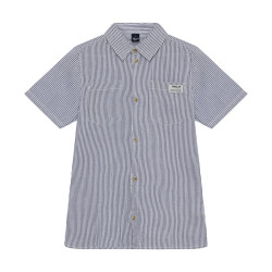 Rellix Shirt Shortsleeve Stripe Dark Navy