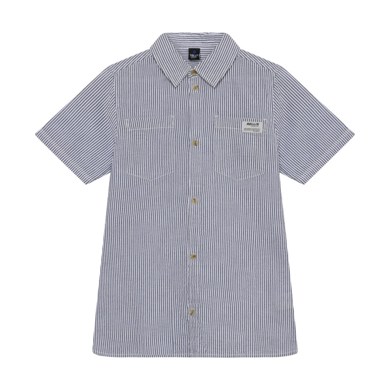 Rellix Shirt Shortsleeve Stripe Dark Navy
