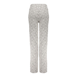 Geisha Pants jacquard black/white black/off-white