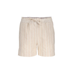 Geisha Shorts lurex stripe ecru/lurex