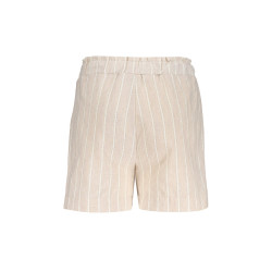 Geisha Shorts lurex stripe ecru/lurex