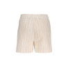 Geisha Shorts lurex stripe ecru/lurex
