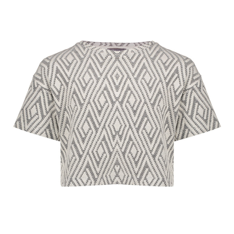 Geisha Top jacquard black/white black/off-white