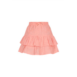 NoBell' Niké Layered Embroidered Skirt Peach Blossom