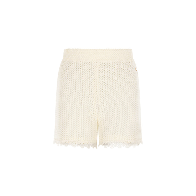 NoBell' Silas Crochet Knitted Short Pearled Ivory