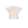 NoNo Tika Blouse with embroidered Border Hint of a Tint Salmon