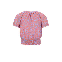 NoNo Tomas Shells AOP Blouse Galaxy Lilac