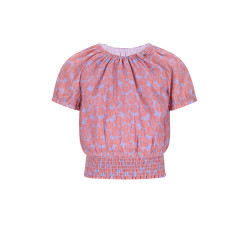 NoNo Tomas Shells AOP Blouse Galaxy Lilac