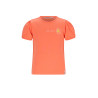 NoNo Karen Tshirt S/SL with CIAO print at back Orange Coral