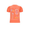 NoNo Karen Tshirt S/SL with CIAO print at back Orange Coral