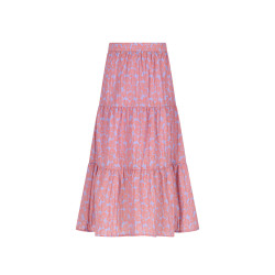 NoNo Nael AOP Shells Maxi Skirt Galaxy Lilac