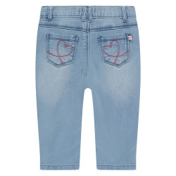 Babyface baby girls denim pants Medium blue denim