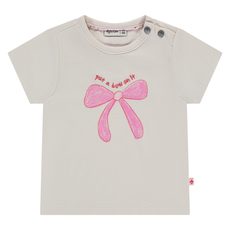 Babyface baby girls t-shirt short sleeve Ivory