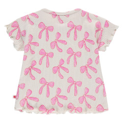 Babyface baby girls t-shirt short sleeve Ivory