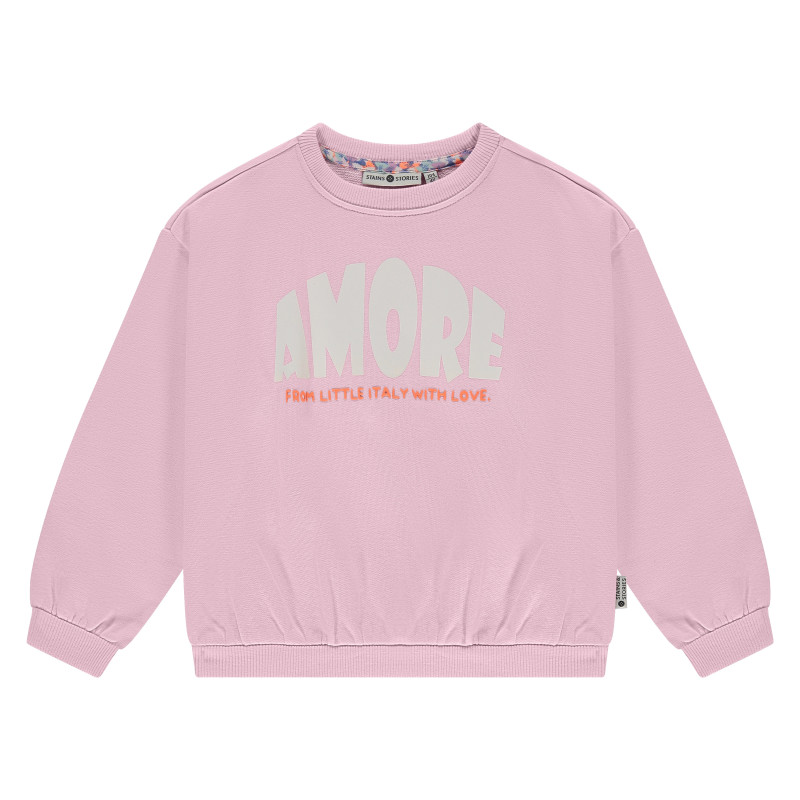 Stains and Stories girls sweat shirt Blush