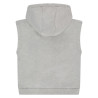 Stains and Stories boys hooded sleeveless sweatshirt Light Grey Melee