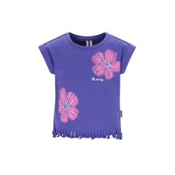 B.Nosy B.Nosy girls T-shirt fringe Tikki Blue Iris