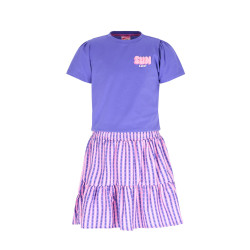 B.Nosy B.Nosy girls dress Dunya Blue Iris