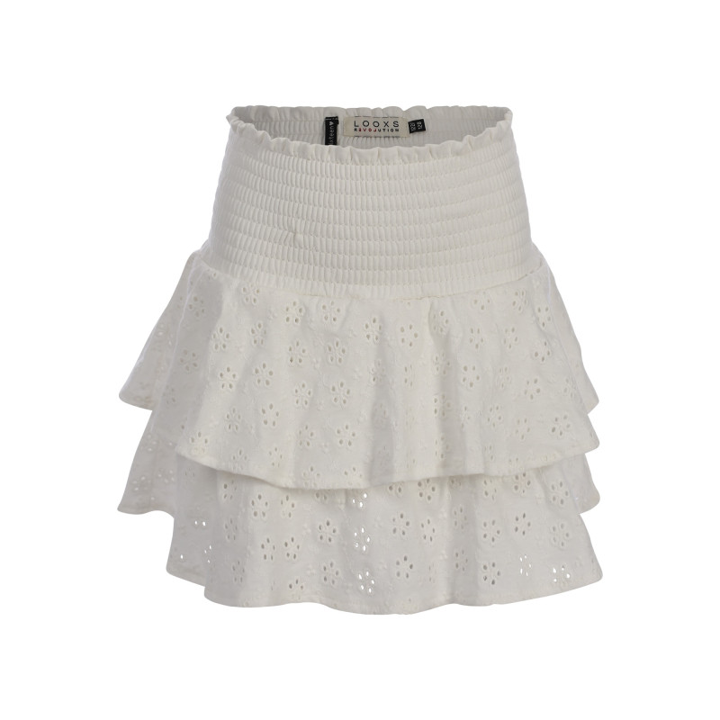 LOOXS 10sixteen Broidery Skort Warm White
