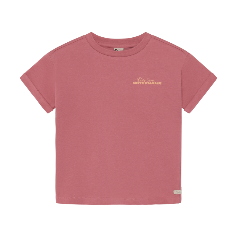 Daily Seven T-shirt Backprint Heather Rose